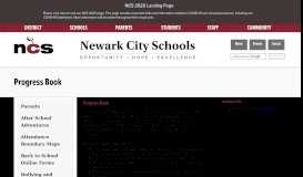 
							         Progress Book - Newark City Schools								  
							    