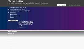 
							         Progress Monitoring - Shrewsbury Colleges Group								  
							    