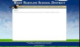 
							         Progress & Report ... - West Babylon Union Free School District Schools								  
							    