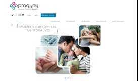 
							         Progyny - Smarter Fertility Benefits								  
							    