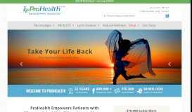 
							         ProHealth - News, Research & Supplements - Fibromyalgia, ME ...								  
							    