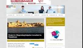 
							         Project A: Wagniskapitalgeber investiert in Trendtours - WiWo Gründer								  
							    