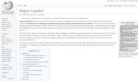 
							         Project Camelot - Wikipedia								  
							    