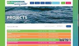 
							         Projects - Northumbrian Water Living Water - Community Portal ...								  
							    