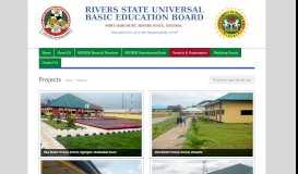 
							         Projects – RSUBEB-Rivers State Universal Basic Education Board								  
							    
