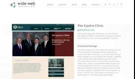 
							         Projects | The Gastro Clinic | Lafayette, LA - Wide Web Marketing								  
							    