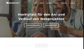
							         Projektify e.V. - An- und Verkauf von Webprojekten								  
							    