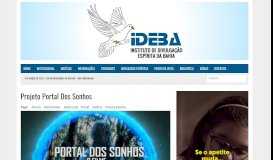 
							         Projeto Portal dos Sonhos | IDEBA								  
							    