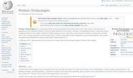 
							         Prolexic Technologies - Wikipedia								  
							    