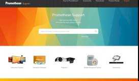 
							         Promethean Support - Home Page								  
							    
