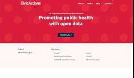 
							         Promoting public health with open data - CivicActions								  
							    