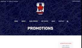 
							         Promotions - North York Hockey League |								  
							    