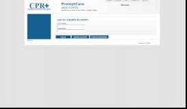 
							         PromptCare Home Infusion | Web Portal								  
							    