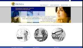 
							         PRONIA - FP7 Research Project								  
							    