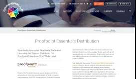 
							         Proofpoint Essentials Distribution - Global Reseller Program								  
							    