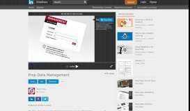 
							         Prop Data Management - SlideShare								  
							    
