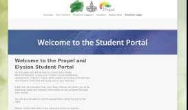 
							         Propel & Elysian Student Portal | Propel Institute Propel Institute								  
							    