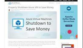 
							         Properly Shutdown Azure VM To Save Money | Build Azure								  
							    