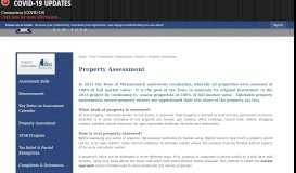 
							         Property Assessment | Mamaroneck, NY - Town of Mamaroneck								  
							    
