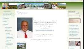 
							         Property Assessor | Washington County, TN								  
							    