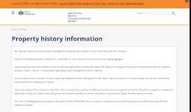 
							         Property history information | Westminster City Council								  
							    