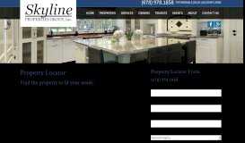 
							         Property Locator - Skyline Properties Group, Inc.								  
							    