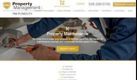 
							         Property Maintenance - Plymouth Property Management								  
							    