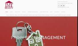 
							         Property Management and Real Estate Experts | IMT Realty | Groton, CT								  
							    