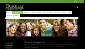 
							         Property Management | Burkely Communities								  
							    