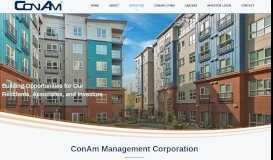 
							         Property Management ConAm has successfully delivered ...								  
							    