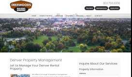 
							         Property Management - Deerwoods Real Estate Management								  
							    