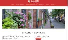 
							         Property Management - Gallagher Real Estate								  
							    