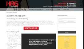 
							         Property Management - Hecht Real Estate Group - HRG Austin								  
							    