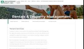
							         Property Management - Lake Norman Realty								  
							    