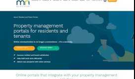 
							         Property management portals for residents and tenants - MRI Software								  
							    