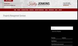 
							         Property Management Services - Kathy Jenkins								  
							    