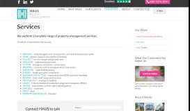 
							         Property Management Services London - HAUS Block Management								  
							    