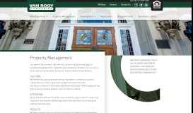 
							         Property Management - Van Rooy PropertiesVan Rooy Properties								  
							    