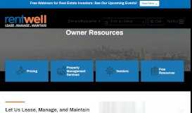 
							         Property Owner Resources | Rentwell								  
							    