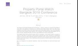 
							         Property Portal Watch Bangkok 2018 Conference								  
							    