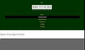 
							         Property Search - Brothers Management								  
							    
