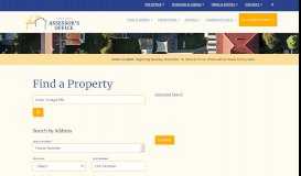 
							         Property Search - Cook County Assessor								  
							    