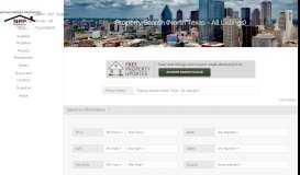 
							         Property Search (North Texas - All Listings) | Nations Premier Properties								  
							    