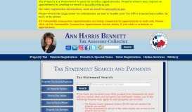 
							         Property Tax - Harris County Tax Office								  
							    