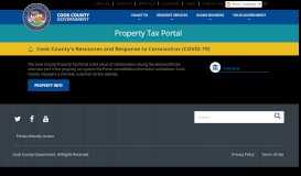 
							         Property Tax Portal | CookCountyIL.gov								  
							    