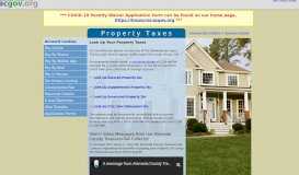 
							         Property Taxes - Lookup - Alameda County's Official Website								  
							    