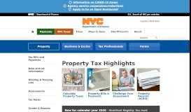 
							         Property Taxes - NYC - NYC.gov								  
							    