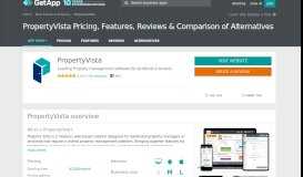 
							         PropertyVista Pricing, Features, Reviews & Comparison of Alternatives ...								  
							    