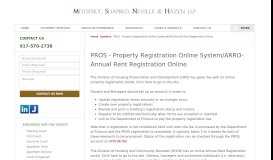 
							         PROS - Property Registration Online System/ARRO-Annual Rent ...								  
							    