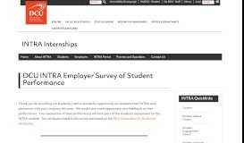 
							         Prospective Employers | INTRA | DCU								  
							    
